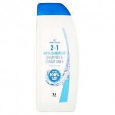 Morrisons 2 In 1 Anti Dandruff Shampoo and Conditioner 500ml