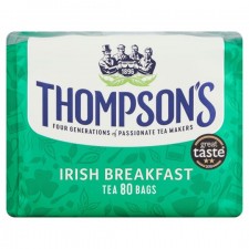 Thompsons Irish Breakfast 80 Teabags