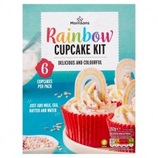 Morrisons Rainbow Cupcake Kit 282g