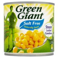 Green Giant No Added Salt Sweet Corn 340g