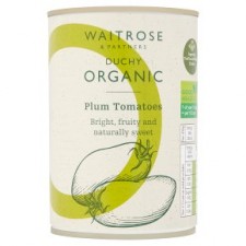 Waitrose Duchy Organic Plum Tomatoes 400g