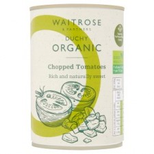 Waitrose Duchy Organic Chopped Italian Tomatoes 400g