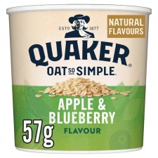 Quaker Oat So Simple Apple And Blueberry 57g Pot