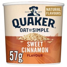 Quaker Oat So Simple Sweet Cinnamon 57g Pot