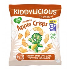 Kiddylicious Cinnamon Apple Crisps 4 x 12g