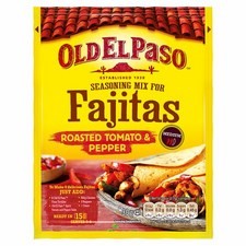 Old El Paso Fajitas Spice Mix for Roasted Tomato and Pepper Fajitas 30g