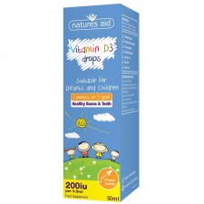 Natures Aid Vitamin D3 Drops for Infants and Children 50ml