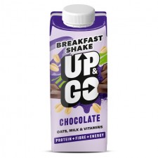 Up and Go Chocolate Breakfast Drink with Oats 300ml