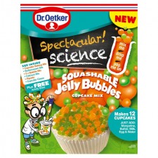 Dr Oetker Spectacular Science Squashable Jelly Bubbles Cupcake Kit 295g