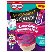 Dr Oetker Spectacular Science Crazy Colour Changing Icing Cupcake Kit 295g