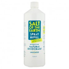 Salt of the Earth Natural Pump Spray Unscented Refill 1 Litre 