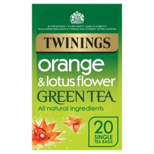 Twinings Green Tea with Orange and Lotus Flower 20 Teabags