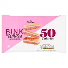Caxton Pink N Whites Wafers 6 Pack