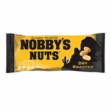 Nobbys Nuts Classic Dry Roasted Peanuts 24x50g carded