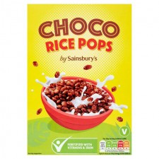 Sainsburys Choco Rice Pops 375g