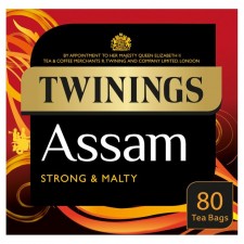 Twinings Assam Tea 80 Teabags.