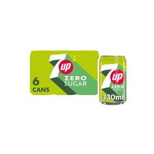 7Up Zero 6 x 330ml Cans