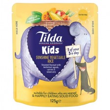 Tilda Kids Sunshine Vegetable Rice 125g