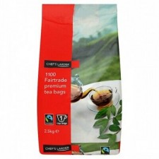 Chefs Larder 1100 Fairtrade Premium Tea Bags 2.5kg
