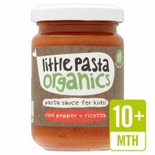 Little Pasta Organics Red Pepper and Ricotta Pasta Sauce 130g 10 Months