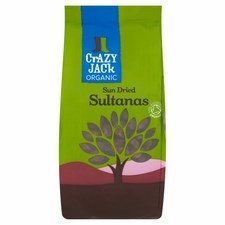 Crazy Jack Organic Dried Sultanas 375g