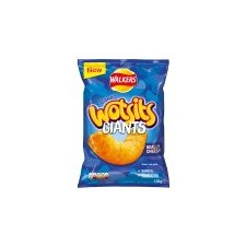 Retail Pack Walkers Wotsits Giants Really Cheesy Corn Puffs 9 x 130g