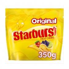 Starburst Fruity Chews 350g Pouch