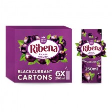 Ribena Blackcurrant 6 x 250ml