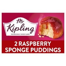 Mr Kipling Sponge Pudding Raspberry Jam 2 Pack