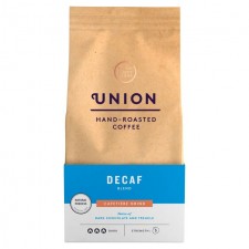 Union Coffee Dark Roast Decaf Cafetiere Grind Blend 200g