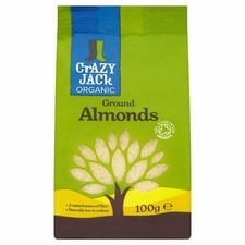 Crazy Jack Organic Ground Almonds 100g
