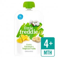 Little Freddie Organic Exotic Coconut and Tropical Fruits 100g