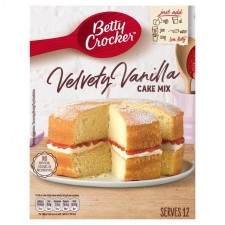 Betty Crocker Velvety Vanilla Cake Mix 425g