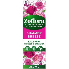 Zoflora Concentrated Antibacterial Disinfectant 250ml Summer Breeze