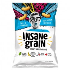 Insane Grain Salt and Vinegar Sorghum Supergrain Puffs 24g