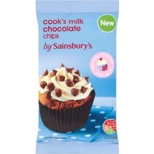 Sainsburys Cooks Milk Chocolate Chips 100g