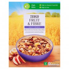 Tesco Fruit and Fibre Breakfast Cereal 750g