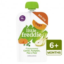 Little Freddie Organic Flavoursome Carrot Pumpkin Pea and Pear 100g