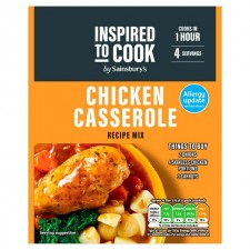 Sainsburys Inspired to Cook Chicken Casserole Mix 40g