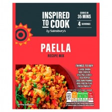 Sainsburys Inspired to Cook Paella Recipe Mix 30g