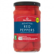 Morrisons Roasted Red Peppers 295g