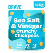 Brave Roasted Chickpeas Salt and Vinegar Sharing 115g