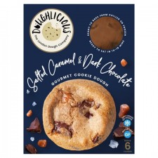 Doughlicious Salted Caramel and Dark Chocolate Cookie Mix 204g