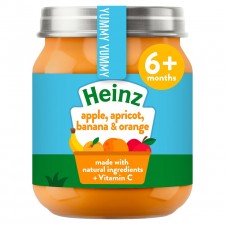 Heinz Apple Apricot Banana Jar 120G