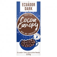 Cocoa Canopy Ecuador Dark Crafted Hot Chocolate Beads 225g