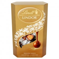 Lindt Lindor Assorted Chocolate Truffles Gold Box 337g