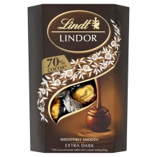 Lindt Lindor 70% Cocoa Extra Dark Truffles 200g